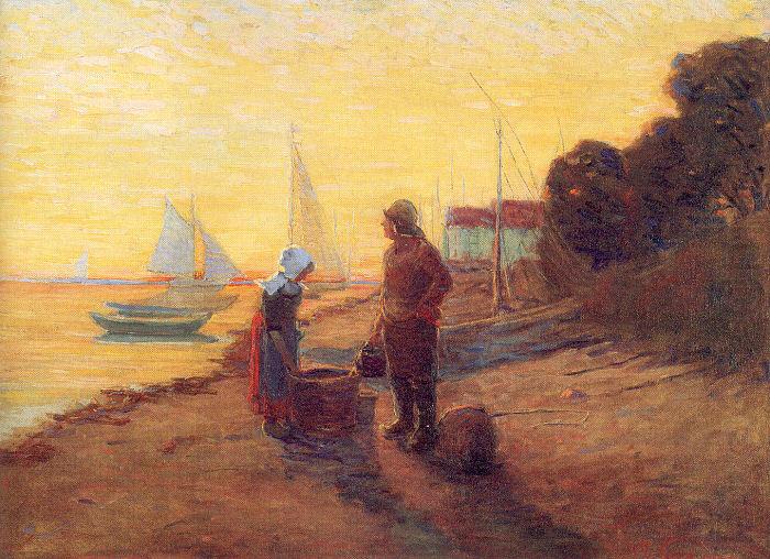 Newman, Willie Betty Shore Scene: Sunset china oil painting image